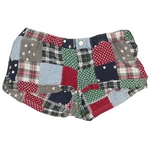 ISO aerie patchwork pajama shorts